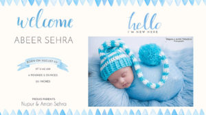 Product - Birth Announcement - Birth Photography - Shipra Amit